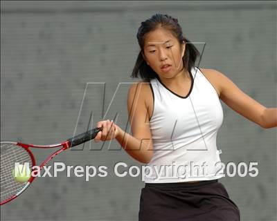 Thumbnail 3 in Sac-Joaquin Section Girls Individual Tennis (D1 Playoff - Singles) photogallery.