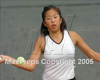 Thumbnail 1 in Sac-Joaquin Section Girls Individual Tennis (D1 Playoff - Singles) photogallery.