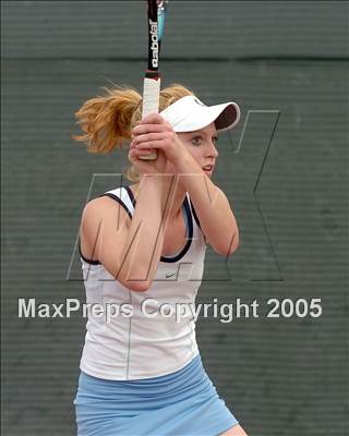 Thumbnail 2 in Sac-Joaquin Section Girls Individual Tennis (D1 Playoff - Singles) photogallery.