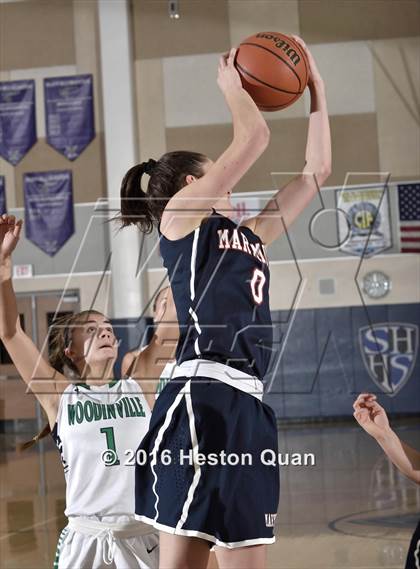 Thumbnail 2 in Marymount vs. Woodinville (MaxPreps Holiday Classic) photogallery.