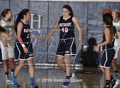 Thumbnail 2 in Marymount vs. Woodinville (MaxPreps Holiday Classic) photogallery.