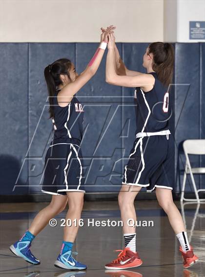 Thumbnail 1 in Marymount vs. Woodinville (MaxPreps Holiday Classic) photogallery.