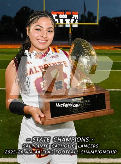 Thumbnail 1 in Salpointe Catholic vs. Eastmark (AIA 4A Final - Awards) photogallery.