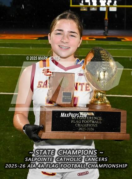 Thumbnail 1 in Salpointe Catholic vs. Eastmark (AIA 4A Final - Awards) photogallery.