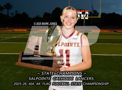 Thumbnail 2 in Salpointe Catholic vs. Eastmark (AIA 4A Final - Awards) photogallery.