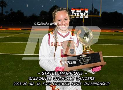 Thumbnail 1 in Salpointe Catholic vs. Eastmark (AIA 4A Final - Awards) photogallery.