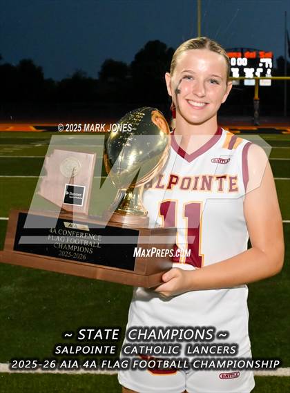 Thumbnail 1 in Salpointe Catholic vs. Eastmark (AIA 4A Final - Awards) photogallery.