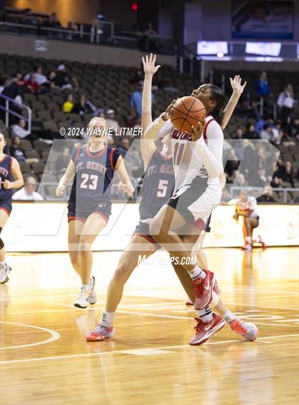 Thumbnail 1 in St. Henry vs Holy Cross (2024 9th Region Girls Basketball Tournament) photogallery.