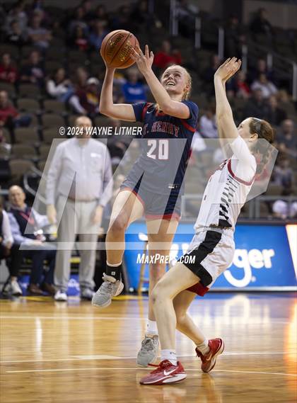 Thumbnail 2 in St. Henry vs Holy Cross (2024 9th Region Girls Basketball Tournament) photogallery.