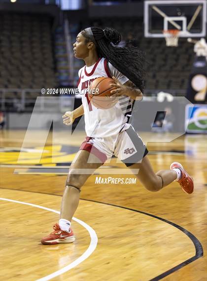 Thumbnail 2 in St. Henry vs Holy Cross (2024 9th Region Girls Basketball Tournament) photogallery.