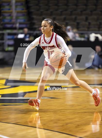 Thumbnail 1 in St. Henry vs Holy Cross (2024 9th Region Girls Basketball Tournament) photogallery.