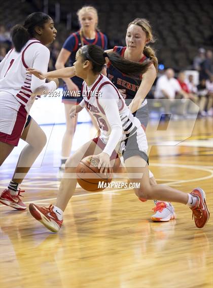Thumbnail 1 in St. Henry vs Holy Cross (2024 9th Region Girls Basketball Tournament) photogallery.