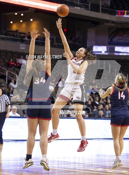 Thumbnail 3 in St. Henry vs Holy Cross (2024 9th Region Girls Basketball Tournament) photogallery.