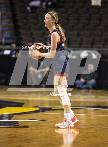 Thumbnail 1 in St. Henry vs Holy Cross (2024 9th Region Girls Basketball Tournament) photogallery.