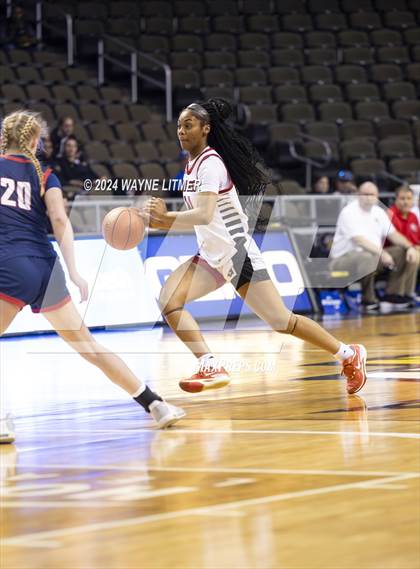 Thumbnail 1 in St. Henry vs Holy Cross (2024 9th Region Girls Basketball Tournament) photogallery.
