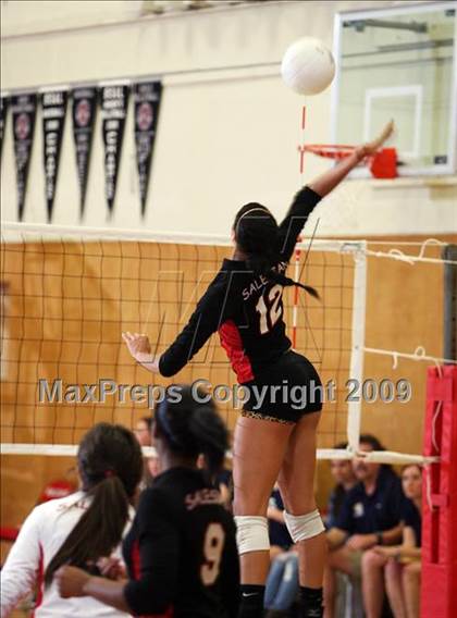 Thumbnail 2 in Notre Dame @ Salesian (CIF NorCal D4 Playoffs) photogallery.
