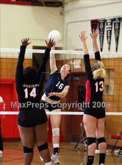 Thumbnail 1 in Notre Dame @ Salesian (CIF NorCal D4 Playoffs) photogallery.