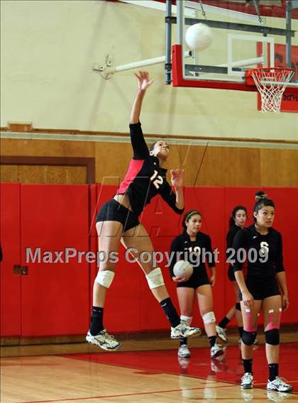 Thumbnail 1 in Notre Dame @ Salesian (CIF NorCal D4 Playoffs) photogallery.