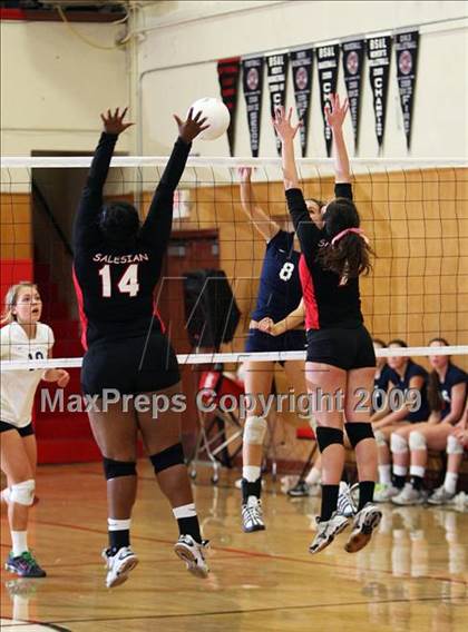 Thumbnail 2 in Notre Dame @ Salesian (CIF NorCal D4 Playoffs) photogallery.