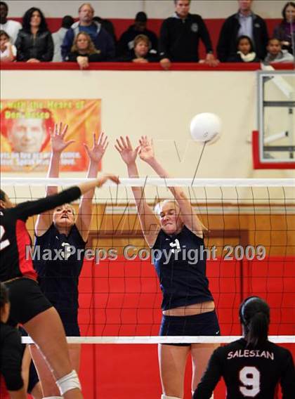 Thumbnail 1 in Notre Dame @ Salesian (CIF NorCal D4 Playoffs) photogallery.