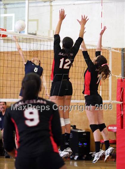 Thumbnail 2 in Notre Dame @ Salesian (CIF NorCal D4 Playoffs) photogallery.