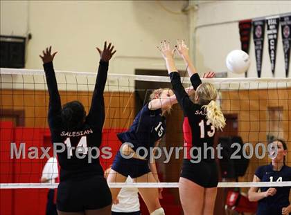 Thumbnail 3 in Notre Dame @ Salesian (CIF NorCal D4 Playoffs) photogallery.