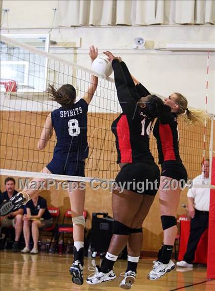 Thumbnail 2 in Notre Dame @ Salesian (CIF NorCal D4 Playoffs) photogallery.