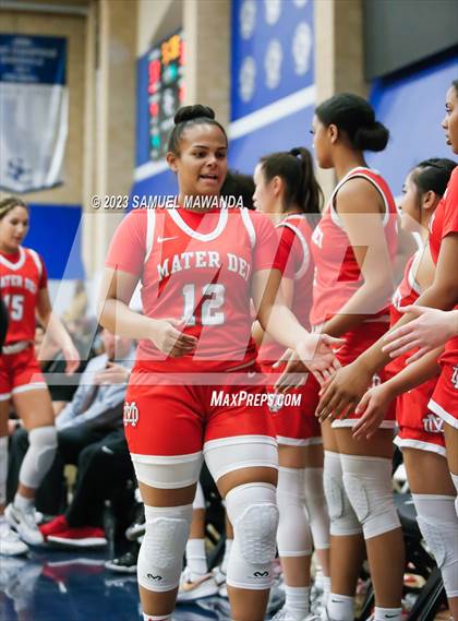 Thumbnail 3 in Sierra Canyon vs Mater Dei (CIF SS Open Division Regional Semifinal) photogallery.