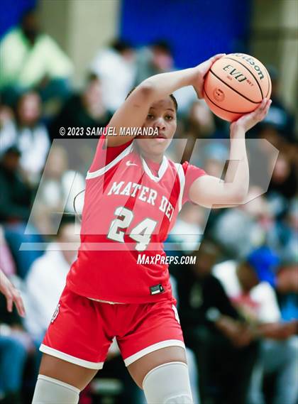 Thumbnail 2 in Sierra Canyon vs Mater Dei (CIF SS Open Division Regional Semifinal) photogallery.