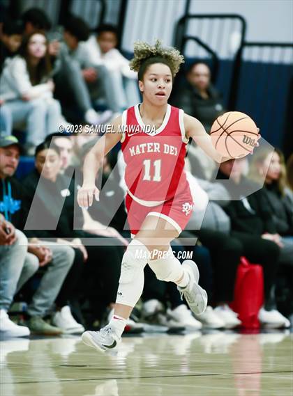 Thumbnail 3 in Sierra Canyon vs Mater Dei (CIF SS Open Division Regional Semifinal) photogallery.