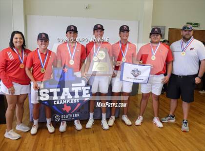 Thumbnail 3 in UIL 2A Golf Finals (Awards) photogallery.