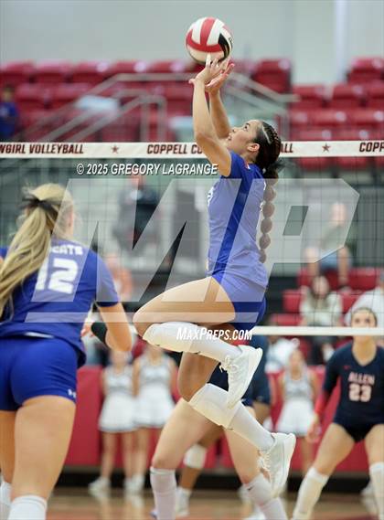 Thumbnail 1 in Allen vs Byron Nelson (UIL 6A D1 Volleyball Region Semi-final) photogallery.