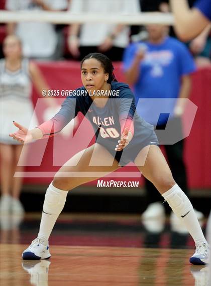 Thumbnail 3 in Allen vs Byron Nelson (UIL 6A D1 Volleyball Region Semi-final) photogallery.