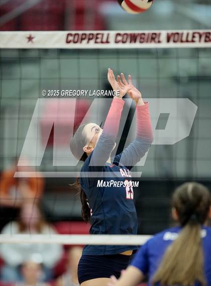 Thumbnail 3 in Allen vs Byron Nelson (UIL 6A D1 Volleyball Region Semi-final) photogallery.