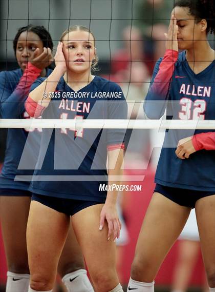 Thumbnail 2 in Allen vs Byron Nelson (UIL 6A D1 Volleyball Region Semi-final) photogallery.