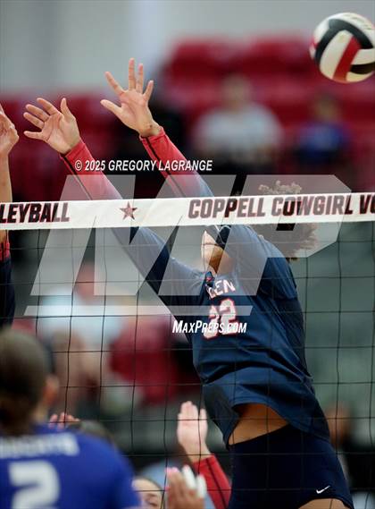 Thumbnail 2 in Allen vs Byron Nelson (UIL 6A D1 Volleyball Region Semi-final) photogallery.
