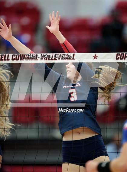Thumbnail 2 in Allen vs Byron Nelson (UIL 6A D1 Volleyball Region Semi-final) photogallery.