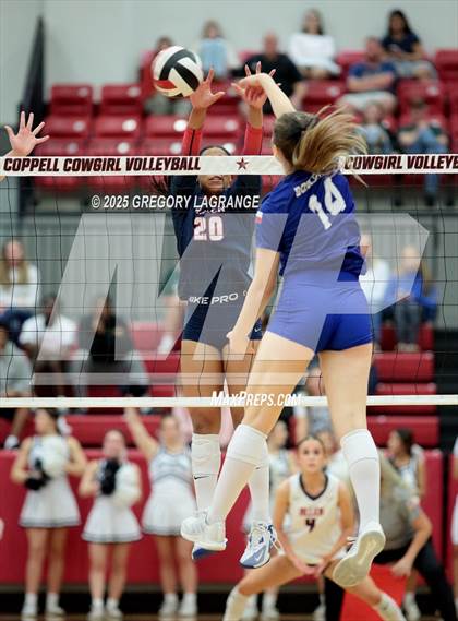 Thumbnail 1 in Allen vs Byron Nelson (UIL 6A D1 Volleyball Region Semi-final) photogallery.