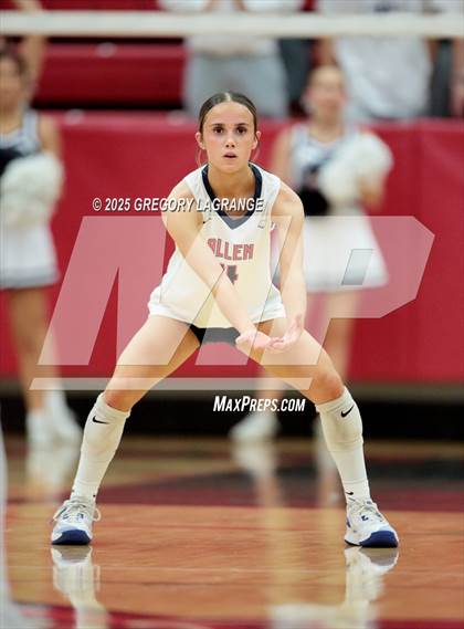 Thumbnail 3 in Allen vs Byron Nelson (UIL 6A D1 Volleyball Region Semi-final) photogallery.