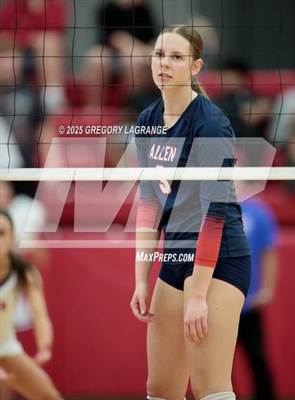 Thumbnail 2 in Allen vs Byron Nelson (UIL 6A D1 Volleyball Region Semi-final) photogallery.