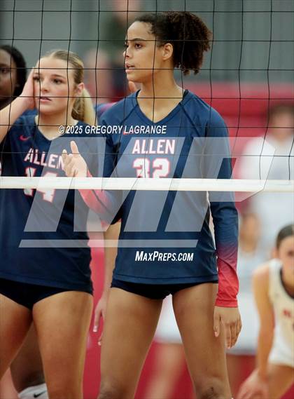 Thumbnail 3 in Allen vs Byron Nelson (UIL 6A Volleyball Regional Semi-finals Division 1) photogallery.