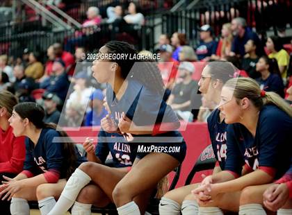 Thumbnail 2 in Allen vs Byron Nelson (UIL 6A D1 Volleyball Region Semi-final) photogallery.