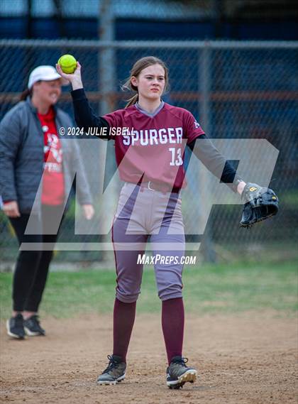 Thumbnail 2 in Deweyville vs Spurger (Evadale Tournament) photogallery.