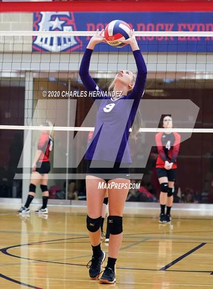 Thumbnail 3 in El Paso HomeSchool vs Angleton Christian (TAIAO State Tournament) photogallery.