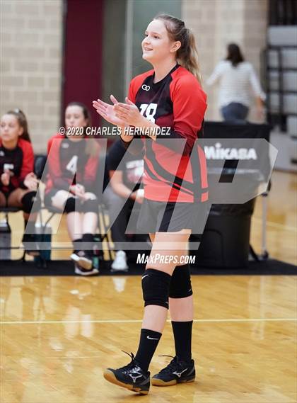 Thumbnail 3 in El Paso HomeSchool vs Angleton Christian (TAIAO State Tournament) photogallery.