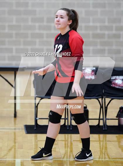 Thumbnail 1 in El Paso HomeSchool vs Angleton Christian (TAIAO State Tournament) photogallery.
