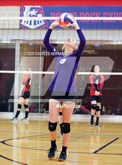 Thumbnail 2 in El Paso HomeSchool vs Angleton Christian (TAIAO State Tournament) photogallery.