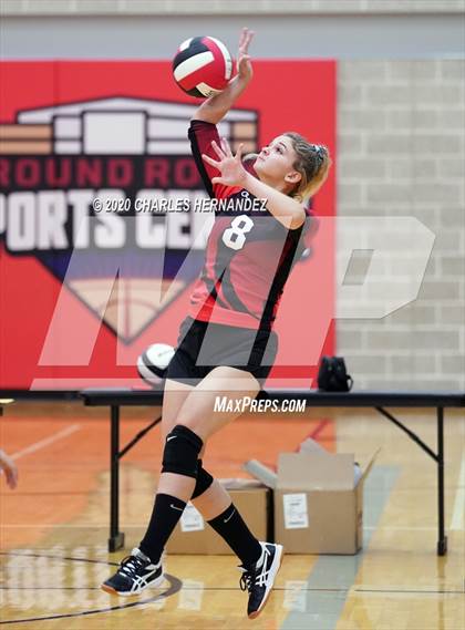 Thumbnail 1 in El Paso HomeSchool vs Angleton Christian (TAIAO State Tournament) photogallery.