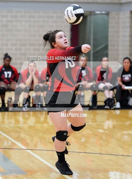 Thumbnail 2 in El Paso HomeSchool vs Angleton Christian (TAIAO State Tournament) photogallery.