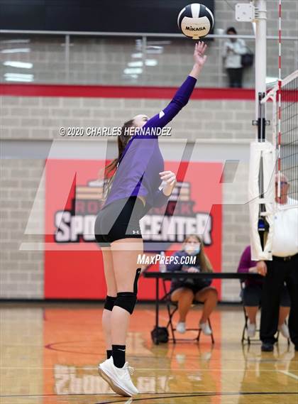 Thumbnail 1 in El Paso HomeSchool vs Angleton Christian (TAIAO State Tournament) photogallery.